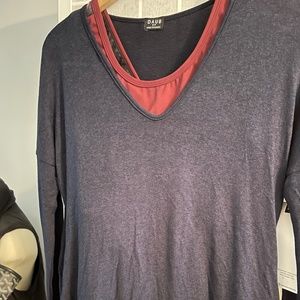 Daub long sleeve tunic